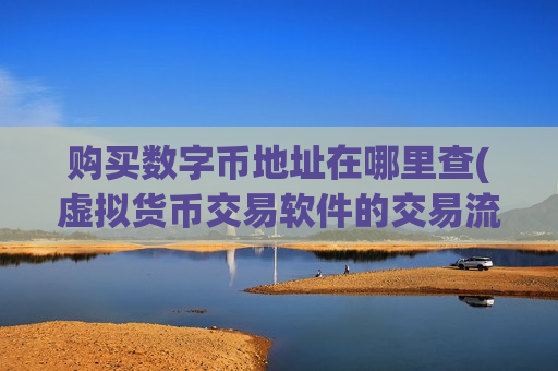 购买数字币地址在哪里查(虚拟货币交易软件的交易流程)-第1张图片-币圈网 购买数字币地址在哪里查(虚拟货币交易软件的交易流程)-第1张图片-币圈网