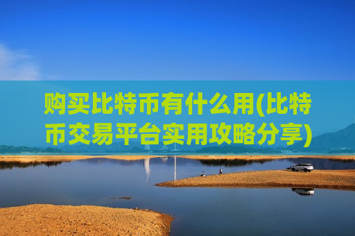 购买比特币有什么用(比特币交易平台实用攻略分享)-第1张图片-币圈网