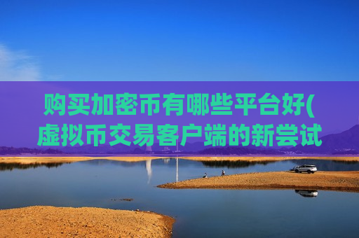 购买加密币有哪些平台好(虚拟币交易客户端的新尝试)-第1张图片-币圈网 购买加密币有哪些平台好(虚拟币交易客户端的新尝试)-第1张图片-币圈网