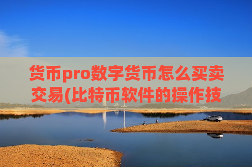 货币pro数字货币怎么买卖交易(比特币软件的操作技巧)-第1张图片-币圈网 货币pro数字货币怎么买卖交易(比特币软件的操作技巧)-第1张图片-币圈网