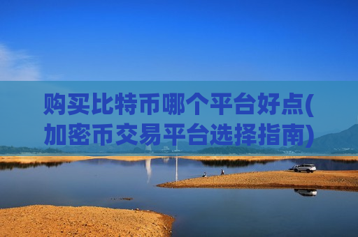 购买比特币哪个平台好点(加密币交易平台选择指南)-第1张图片-币圈网 购买比特币哪个平台好点(加密币交易平台选择指南)-第1张图片-币圈网