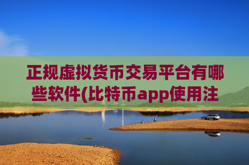 正规虚拟货币交易平台有哪些软件(比特币app使用注意事项)-第1张图片-币圈网 正规虚拟货币交易平台有哪些软件(比特币app使用注意事项)-第1张图片-币圈网