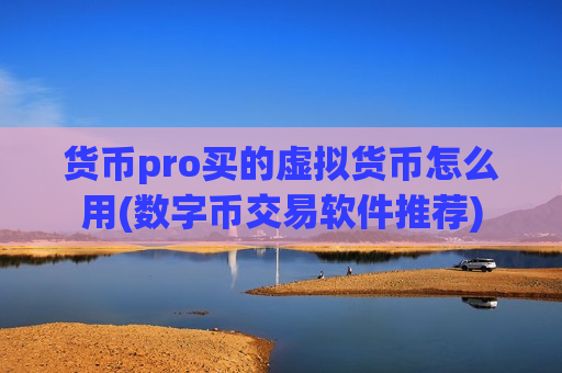 货币pro买的虚拟货币怎么用(数字币交易软件推荐)-第1张图片-币圈网 货币pro买的虚拟货币怎么用(数字币交易软件推荐)-第1张图片-币圈网