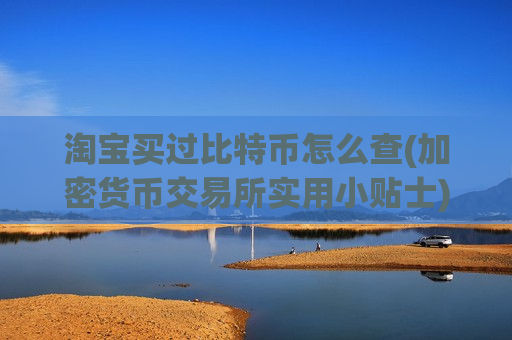 淘宝买过比特币怎么查(加密货币交易所实用小贴士)-第1张图片-币圈网 淘宝买过比特币怎么查(加密货币交易所实用小贴士)-第1张图片-币圈网