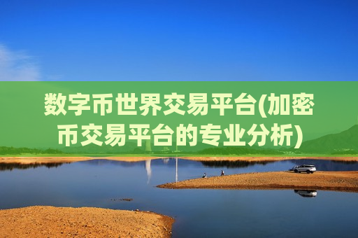 数字币世界交易平台(加密币交易平台的专业分析)-第1张图片-币圈网 数字币世界交易平台(加密币交易平台的专业分析)-第1张图片-币圈网