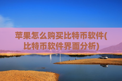 苹果怎么购买比特币软件(比特币软件界面分析)-第1张图片-币圈网 苹果怎么购买比特币软件(比特币软件界面分析)-第1张图片-币圈网