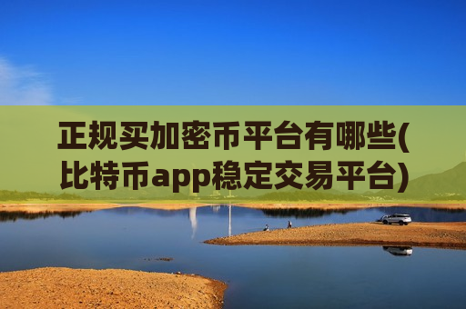正规买加密币平台有哪些(比特币app稳定交易平台)