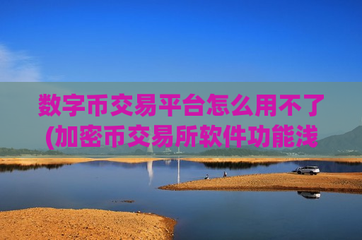 数字币交易平台怎么用不了(加密币交易所软件功能浅析)