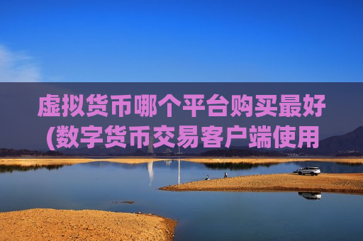 虚拟货币哪个平台购买最好(数字货币交易客户端使用指南)-第1张图片-币圈网 虚拟货币哪个平台购买最好(数字货币交易客户端使用指南)-第1张图片-币圈网