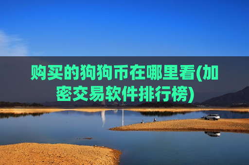购买的狗狗币在哪里看(加密交易软件排行榜)-第1张图片-币圈网 购买的狗狗币在哪里看(加密交易软件排行榜)-第1张图片-币圈网
