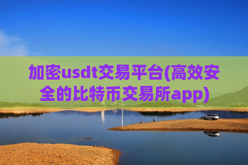 加密usdt交易平台(高效安全的比特币交易所app)-第1张图片-币圈网 加密usdt交易平台(高效安全的比特币交易所app)-第1张图片-币圈网