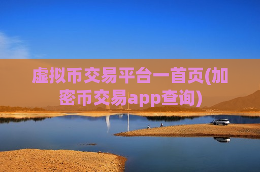 虚拟币交易平台一首页(加密币交易app查询)
