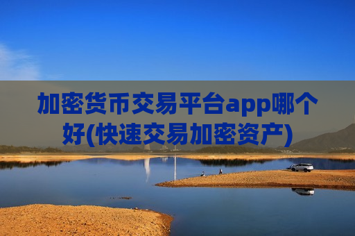 加密货币交易平台app哪个好(快速交易加密资产)