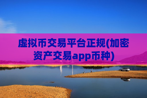 虚拟币交易平台正规(加密资产交易app币种)