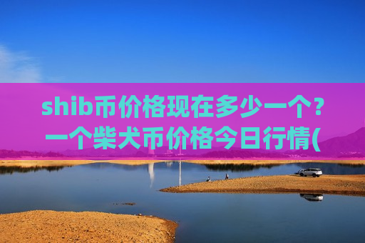 shib币价格现在多少一个？一个柴犬币价格今日行情(现价0.00015938元)