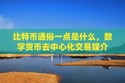 比特币通俗一点是什么,数字货币去中心化交易媒介-第1张图片-币圈网 比特币通俗一点是什么,数字货币去中心化交易媒介-第1张图片-币圈网