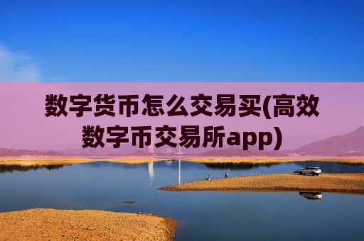 数字货币怎么交易买(高效数字币交易所app)-第1张图片-币圈网