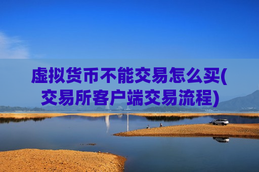 虚拟货币不能交易怎么买(交易所客户端交易流程)-第1张图片-币圈网 虚拟货币不能交易怎么买(交易所客户端交易流程)-第1张图片-币圈网