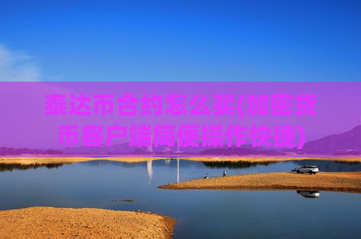 泰达币合约怎么买(加密货币客户端简便操作快捷)