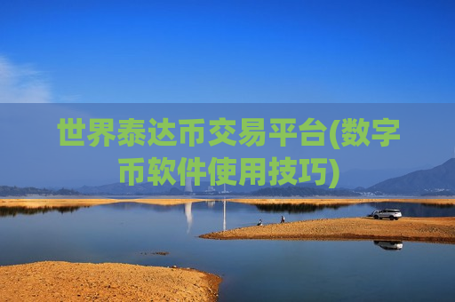 世界泰达币交易平台(数字币软件使用技巧)-第1张图片-币圈网 世界泰达币交易平台(数字币软件使用技巧)-第1张图片-币圈网