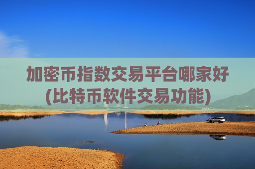 加密币指数交易平台哪家好(比特币软件交易功能)-第1张图片-币圈网