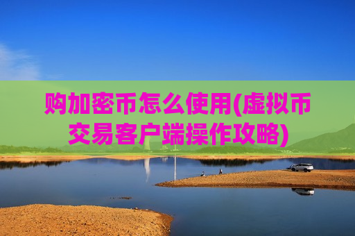 购加密币怎么使用(虚拟币交易客户端操作攻略)-第1张图片-币圈网 购加密币怎么使用(虚拟币交易客户端操作攻略)-第1张图片-币圈网