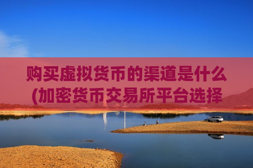 购买虚拟货币的渠道是什么(加密货币交易所平台选择指南)-第1张图片-币圈网 购买虚拟货币的渠道是什么(加密货币交易所平台选择指南)-第1张图片-币圈网