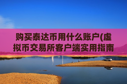 购买泰达币用什么账户(虚拟币交易所客户端实用指南)-第1张图片-币圈网 购买泰达币用什么账户(虚拟币交易所客户端实用指南)-第1张图片-币圈网