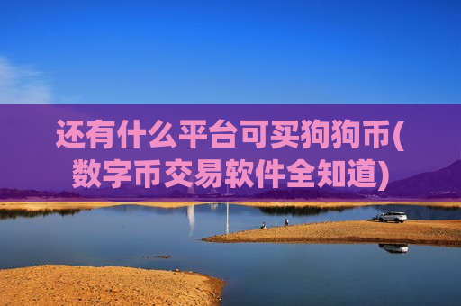 还有什么平台可买狗狗币(数字币交易软件全知道)-第1张图片-币圈网 还有什么平台可买狗狗币(数字币交易软件全知道)-第1张图片-币圈网