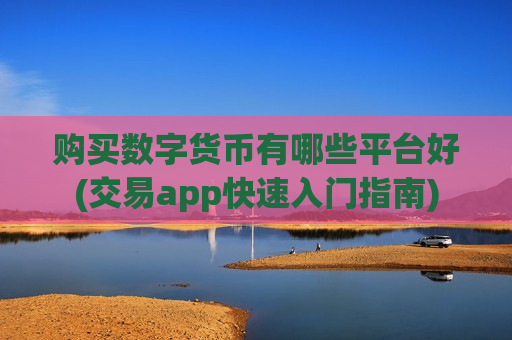购买数字货币有哪些平台好(交易app快速入门指南)-第1张图片-币圈网 购买数字货币有哪些平台好(交易app快速入门指南)-第1张图片-币圈网