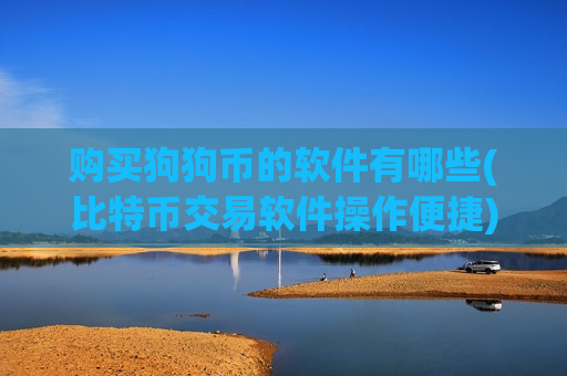 购买狗狗币的软件有哪些(比特币交易软件操作便捷)-第1张图片-币圈网