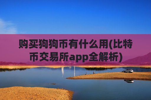 购买狗狗币有什么用(比特币交易所app全解析)-第1张图片-币圈网 购买狗狗币有什么用(比特币交易所app全解析)-第1张图片-币圈网